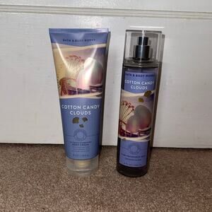 New Bath & Body Works Cotton Candy Clouds Collection Set